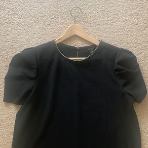 NWT Ann Taylor Black Blouse L